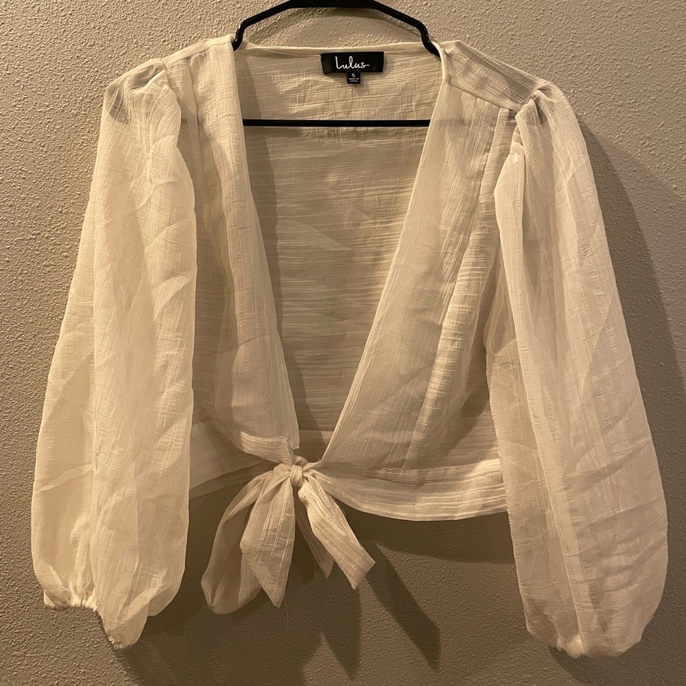 Lulu sheer top